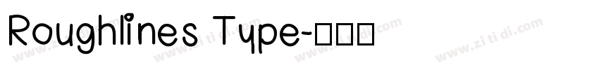 Roughlines Type字体转换